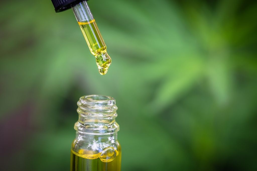 oil in dropper